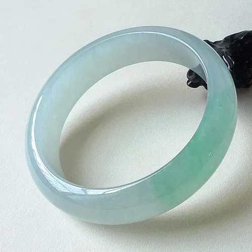 Natural Jade Bangle Jadeite Bangle Internal Diameter 54.6mm BER490