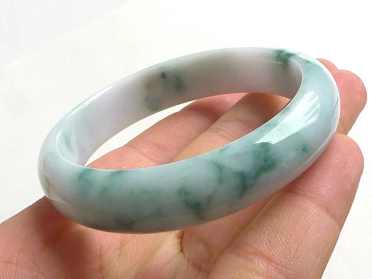 Natural Jade Bangle Jadeite Bangle Internal Diameter 54X48.5mm BER482