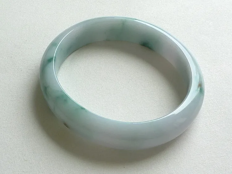 Natural Jade Bangle Jadeite Bangle Internal Diameter 54X48.5mm BER482