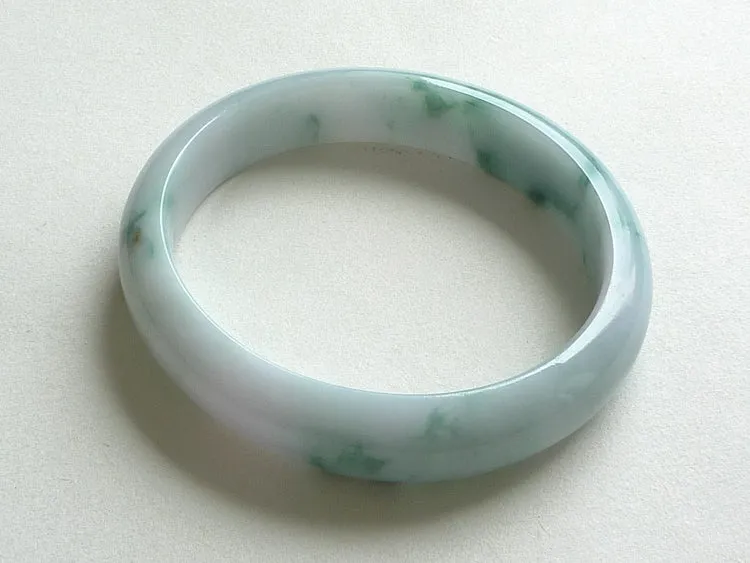 Natural Jade Bangle Jadeite Bangle Internal Diameter 54X48.5mm BER482