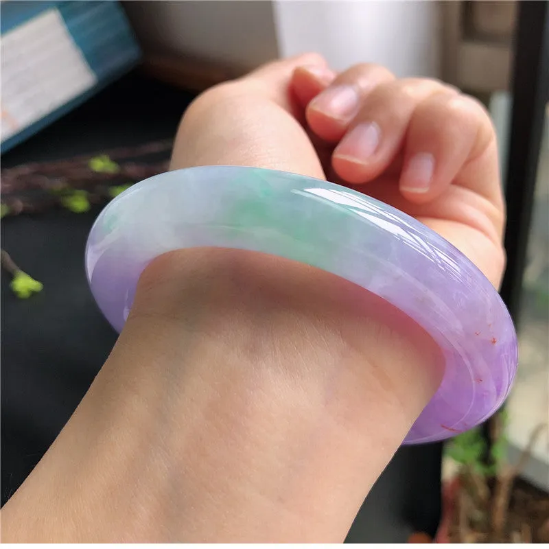 Natural Jade Bangle Jadeite Bangle Internal Diameter 57.2mm X3032819