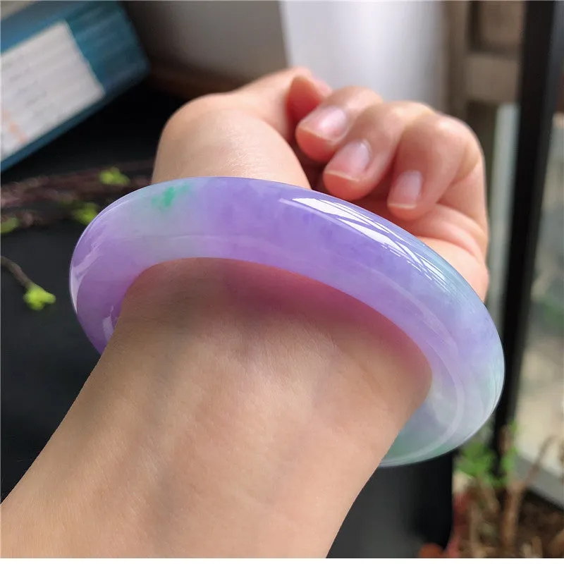 Natural Jade Bangle Jadeite Bangle Internal Diameter 57.2mm X3032819