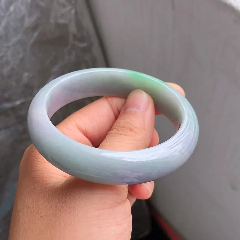 Natural Jade Bangle Jadeite Bangle Internal Diameter 57.4mm NBE099