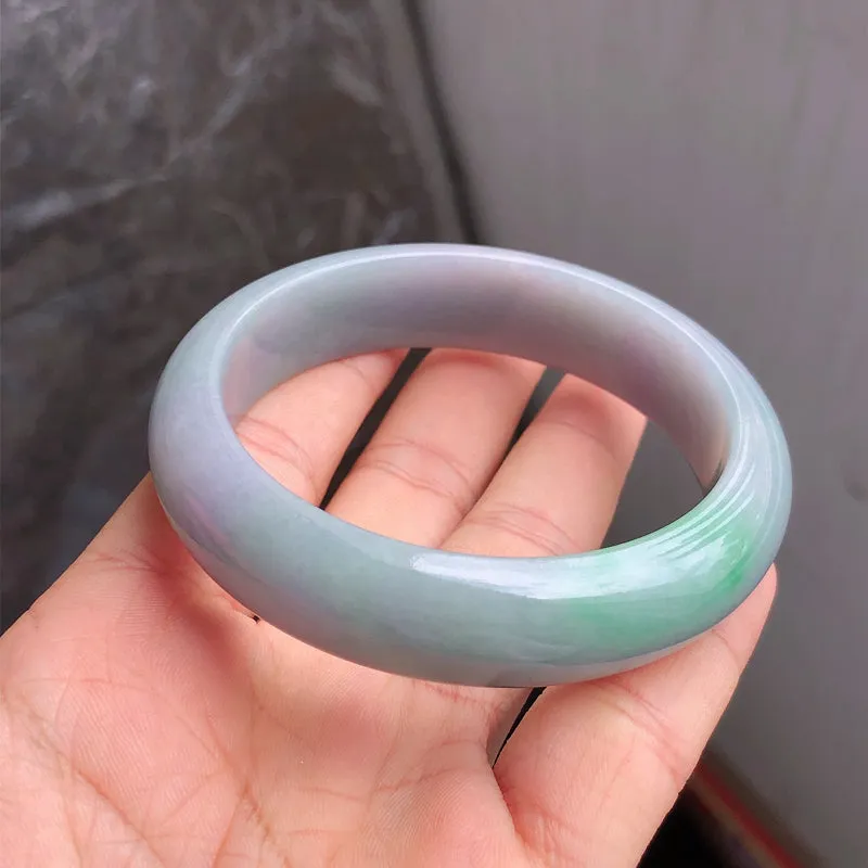 Natural Jade Bangle Jadeite Bangle Internal Diameter 57.4mm NBE099