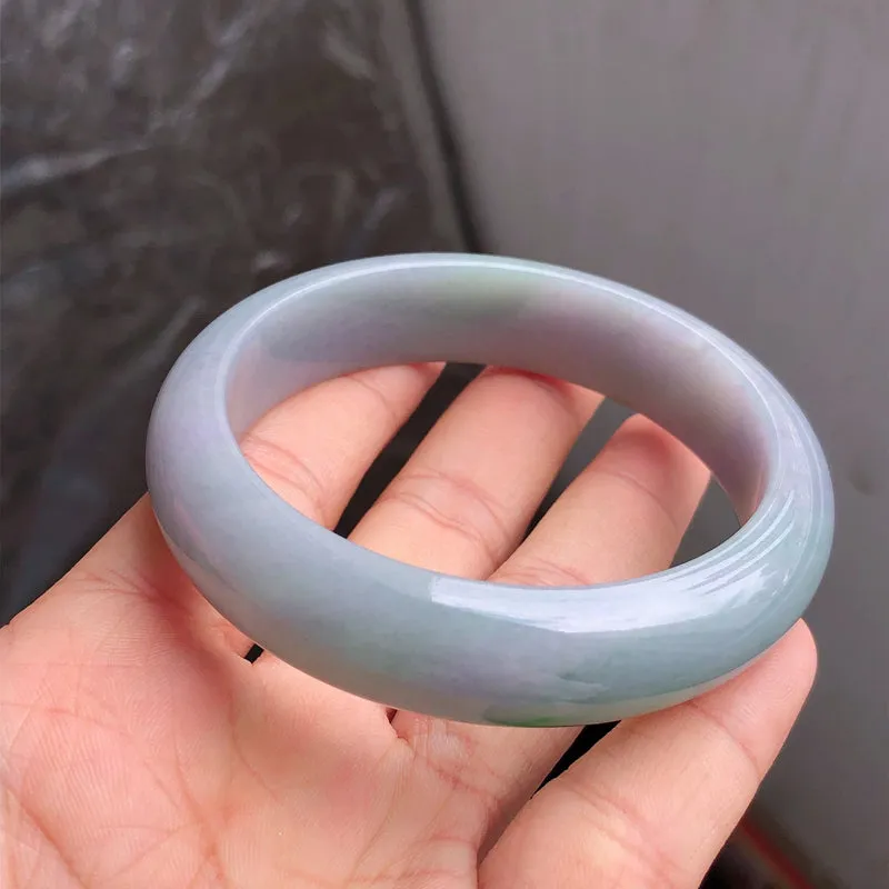 Natural Jade Bangle Jadeite Bangle Internal Diameter 57.4mm NBE099