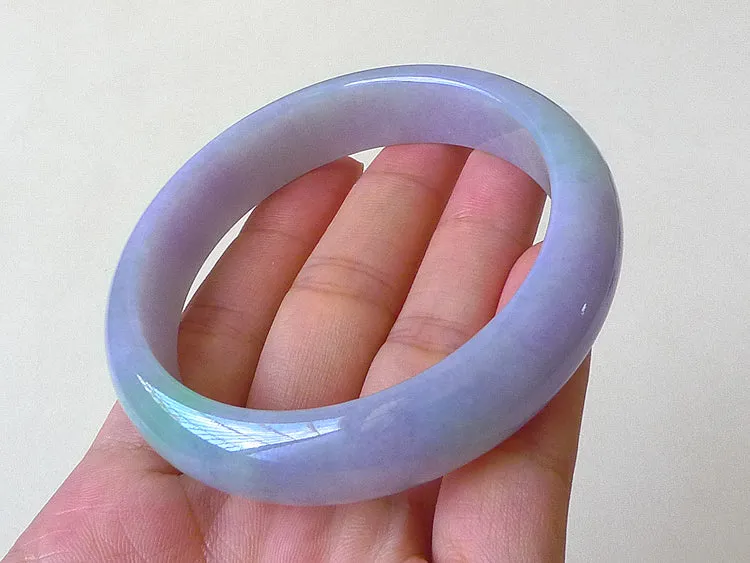 Natural Jade Bangle Jadeite Bangle Internal Diameter 57.5mm BER427