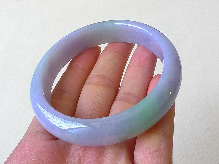 Natural Jade Bangle Jadeite Bangle Internal Diameter 57.5mm BER427