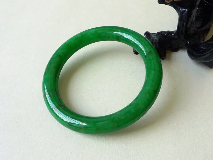 Natural Jade Bangle Jadeite Bangle Internal Diameter 57mm BER911