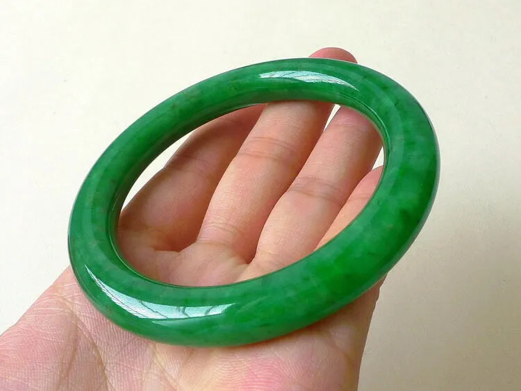 Natural Jade Bangle Jadeite Bangle Internal Diameter 57mm BER911