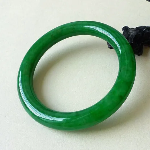 Natural Jade Bangle Jadeite Bangle Internal Diameter 57mm BER911