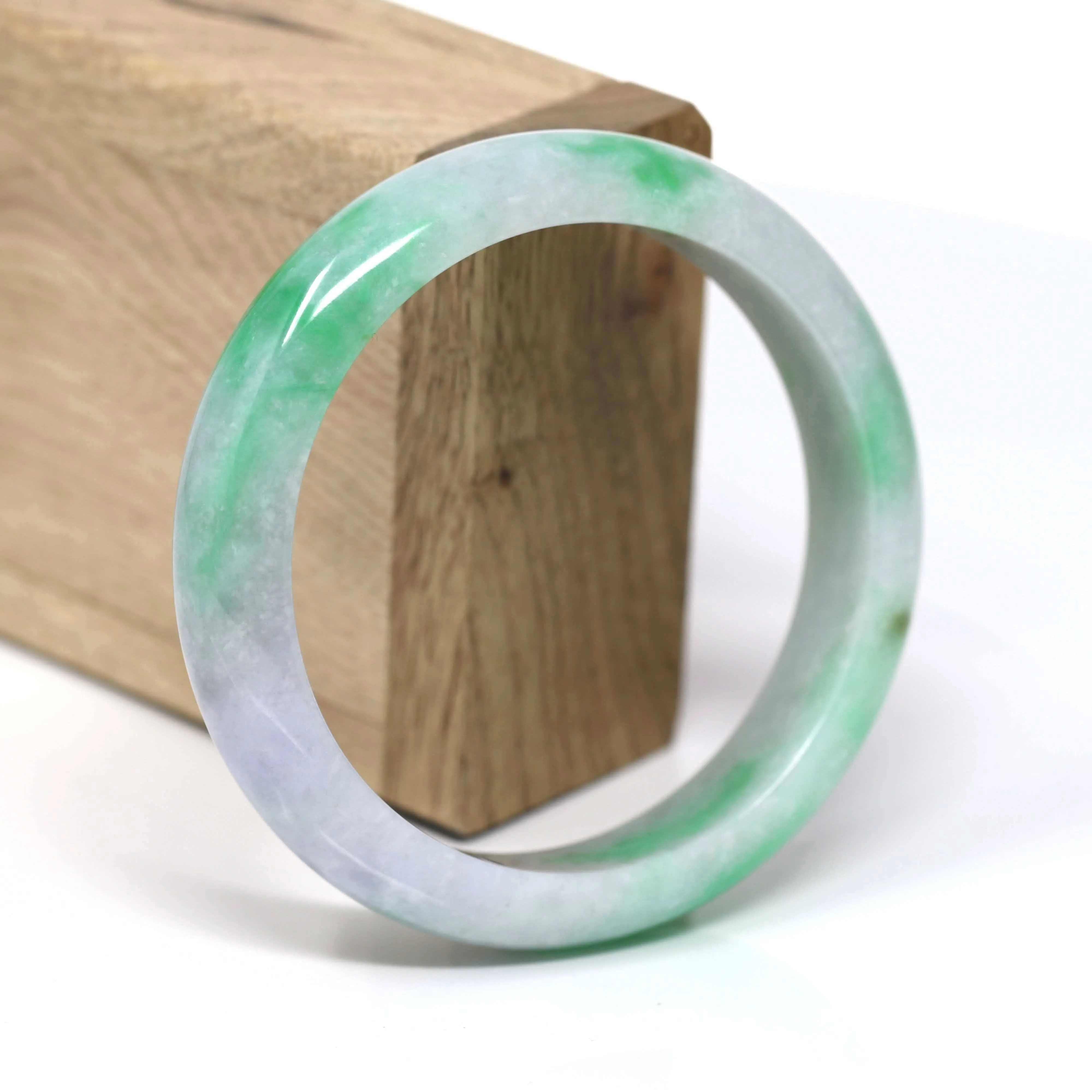 Natural Jadeite Jade Bangle Bracelet (60 mm) #440