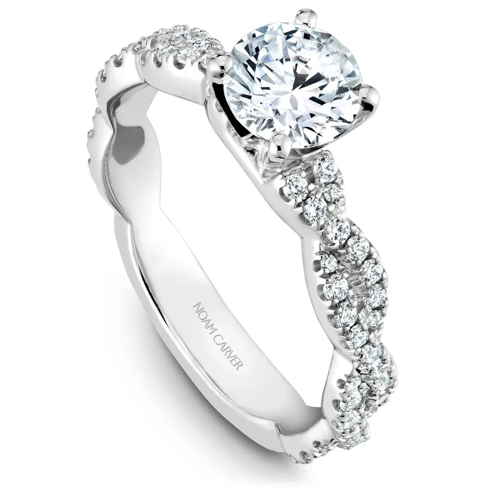 Noam Carver Engagement Ring - B166-01WZ-100A