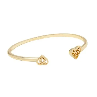 Open Box - Kendra Scott Anna Filigree 14K Gold Over Brass Cuff Bracelet - Gold