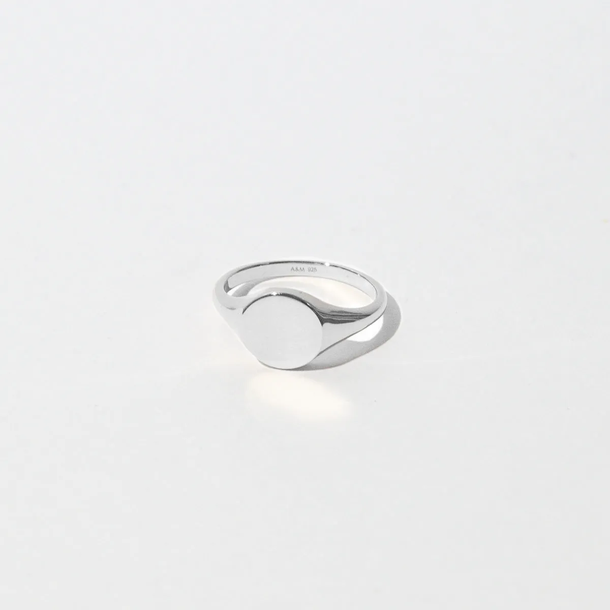 Orbit Signet Ring in Silver