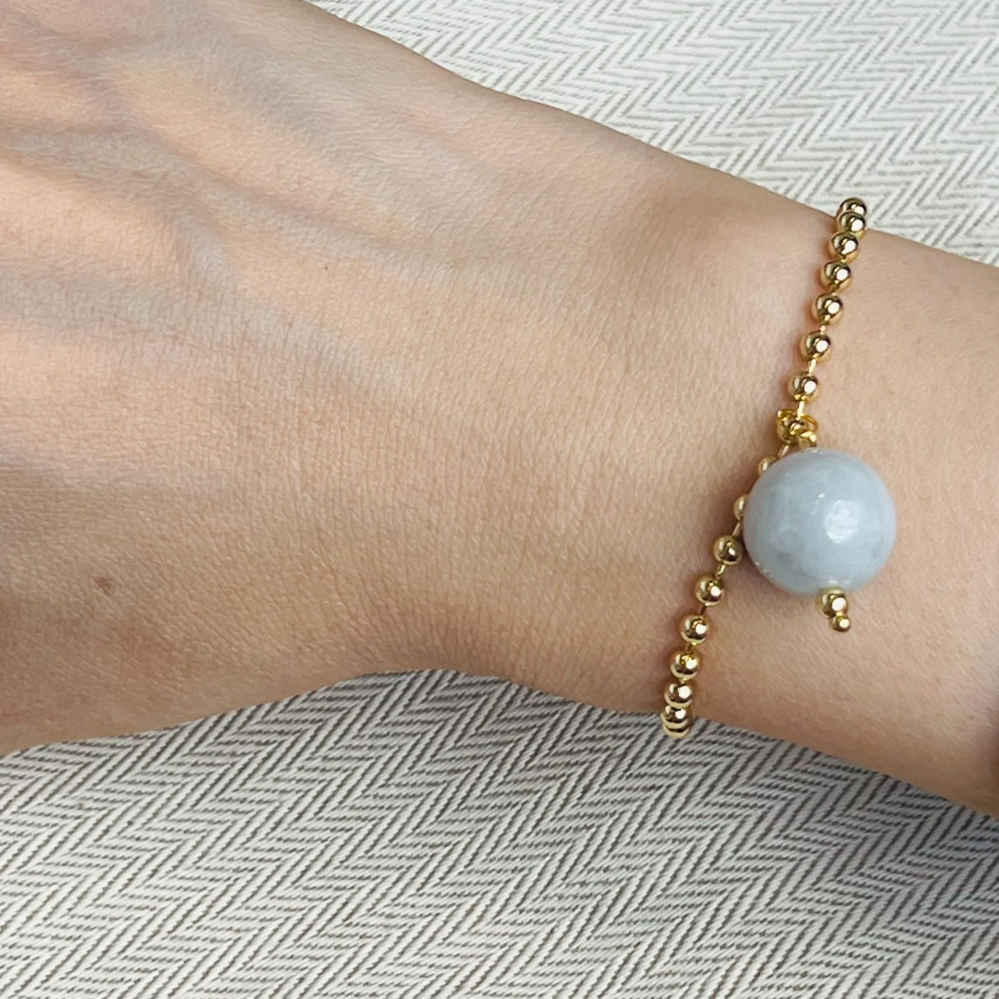 Pastel Jade La Forma Bracelet GHW