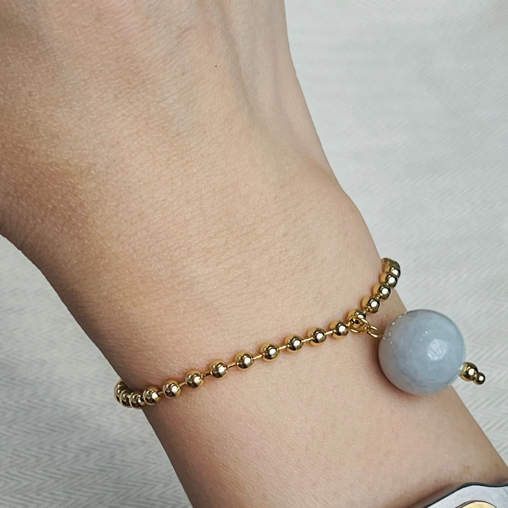 Pastel Jade La Forma Bracelet GHW