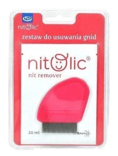 PIPI NITOLIC Kit nit removal, sachet 20ml   comb