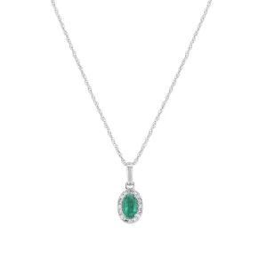 Popsicle Emerald & Diamond Necklace