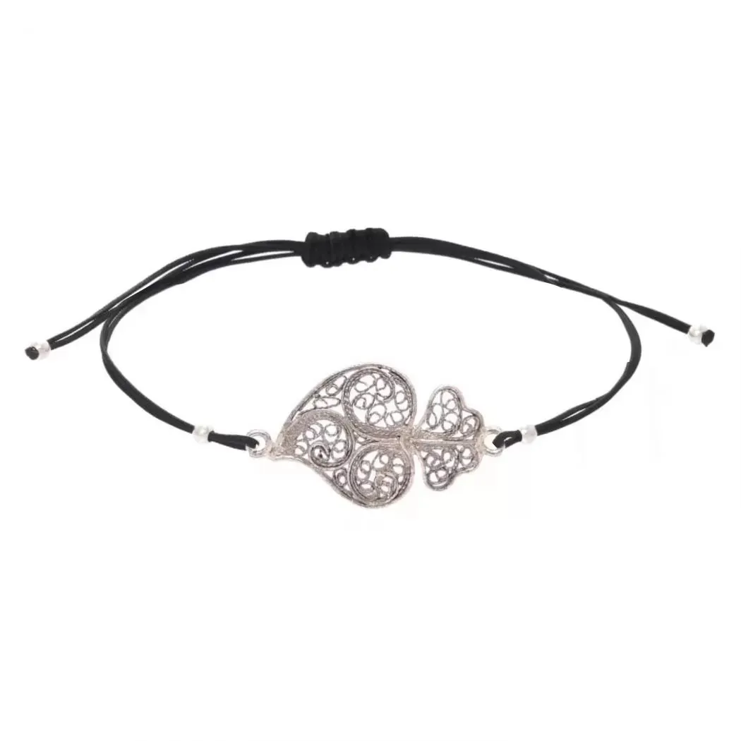 Portugal Jewels - String Bracelet in Heart of Viana  