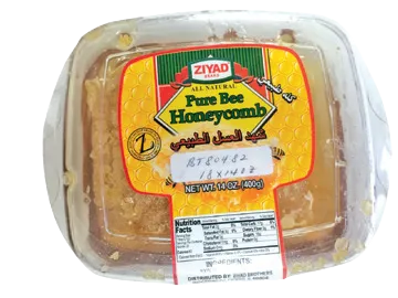 Pure Bee Honey Comb in Plastic Container