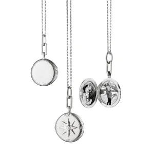 "Adventure" Compass Locket Necklace