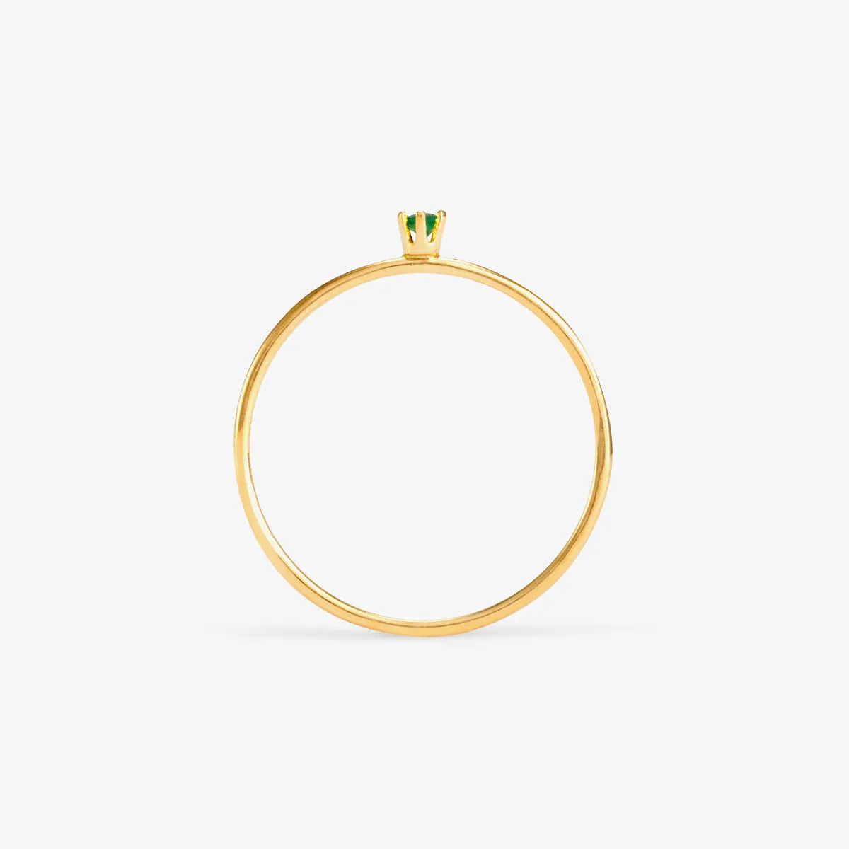 R1601E | Baby Emerald Ring