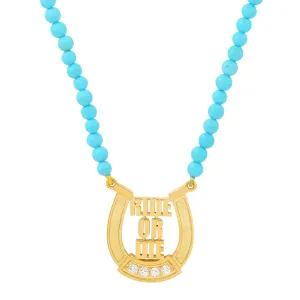 Ride or Die Turquoise Necklace