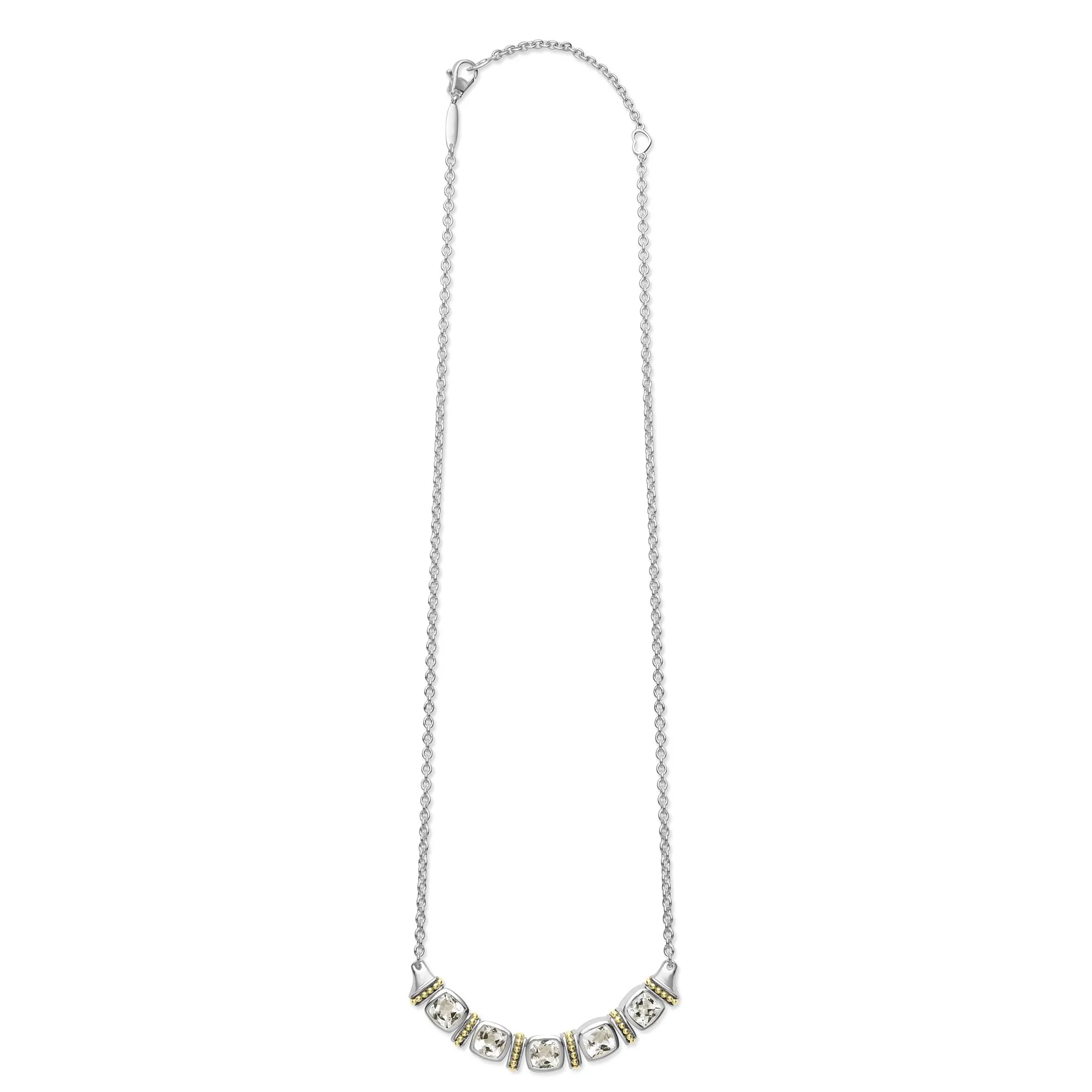 Rittenhouse Five Station White Topaz Necklace