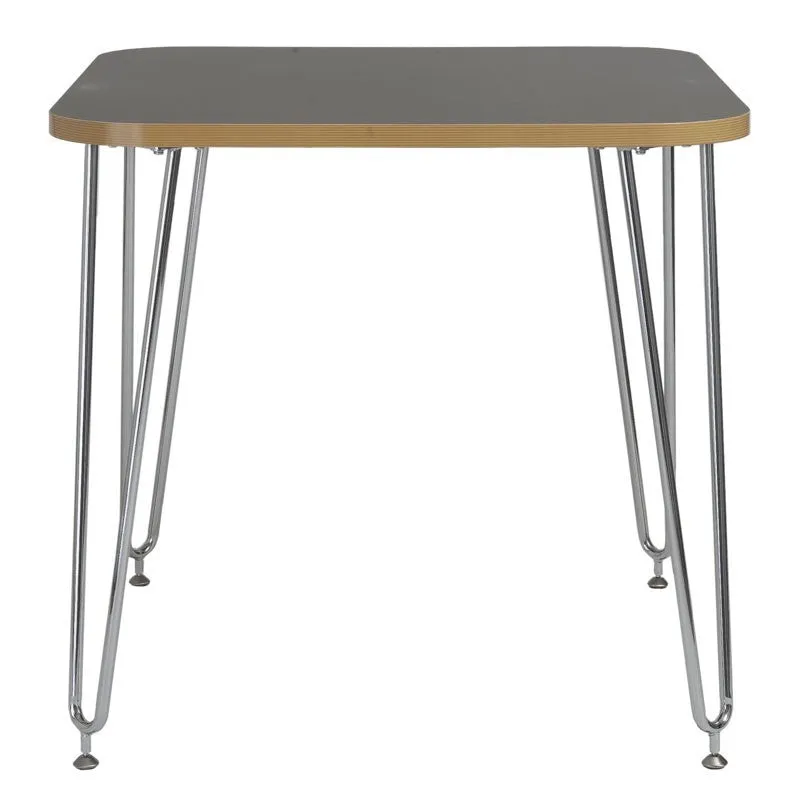 Rosemead Table GRAY/CHROME