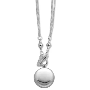 ROUND LOCKET NECKLACE