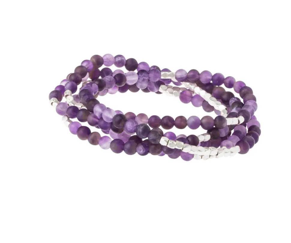 Scout Stone Wrap - Amethyst Stone Of Protection