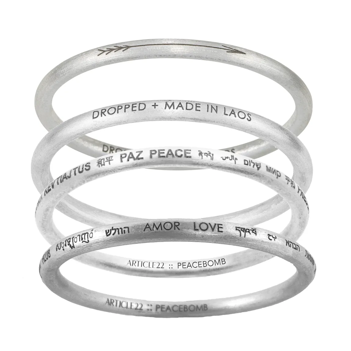 SET - TRANSFORMATION BANGLE STACK (SAVE $55)