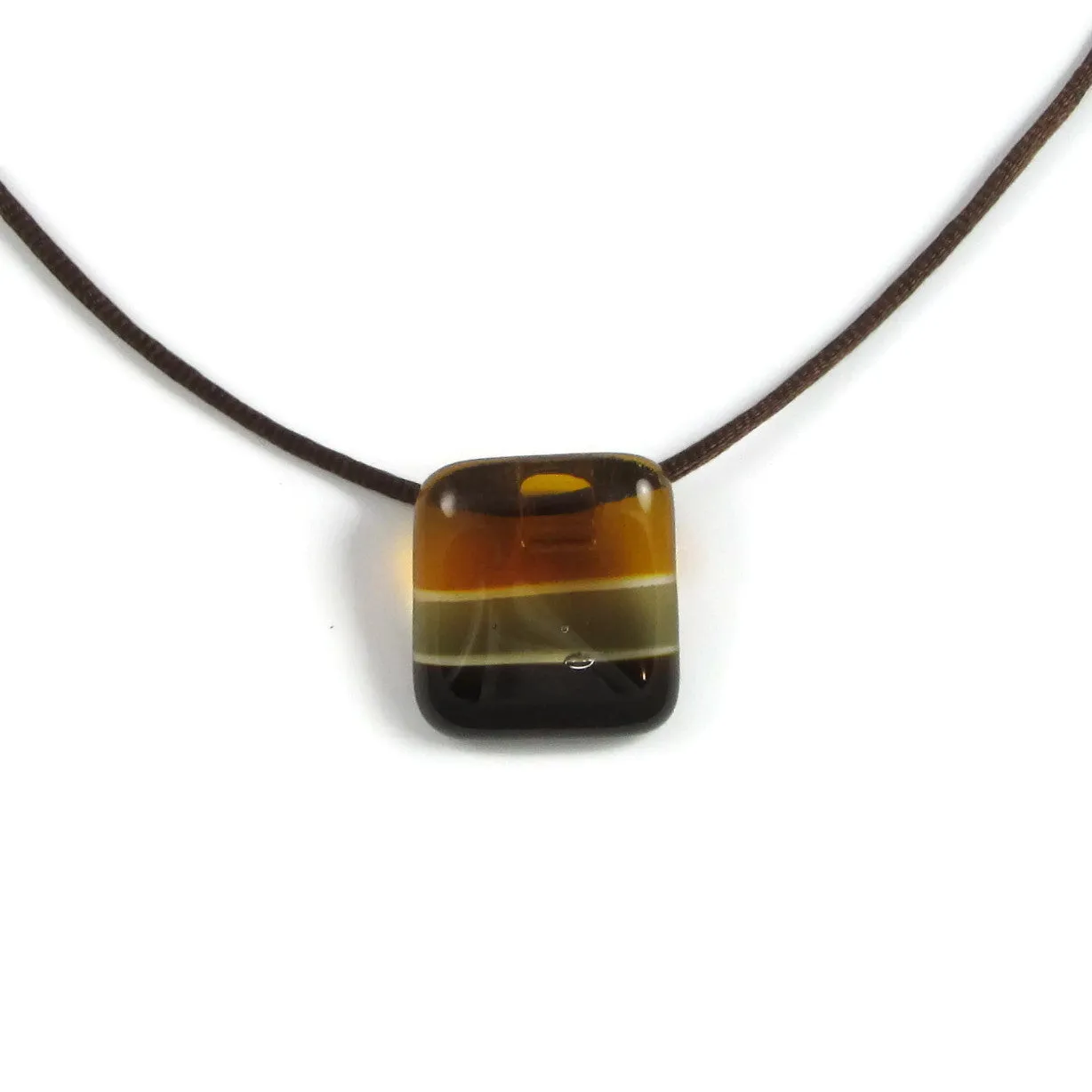 Shades Mini Glass Pendant - Amber