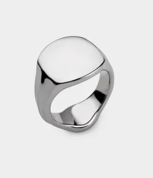 Signet Ring in Silver, Size W