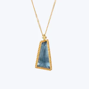 Small Aquamarine 18k One-of-a-Kind Necklace