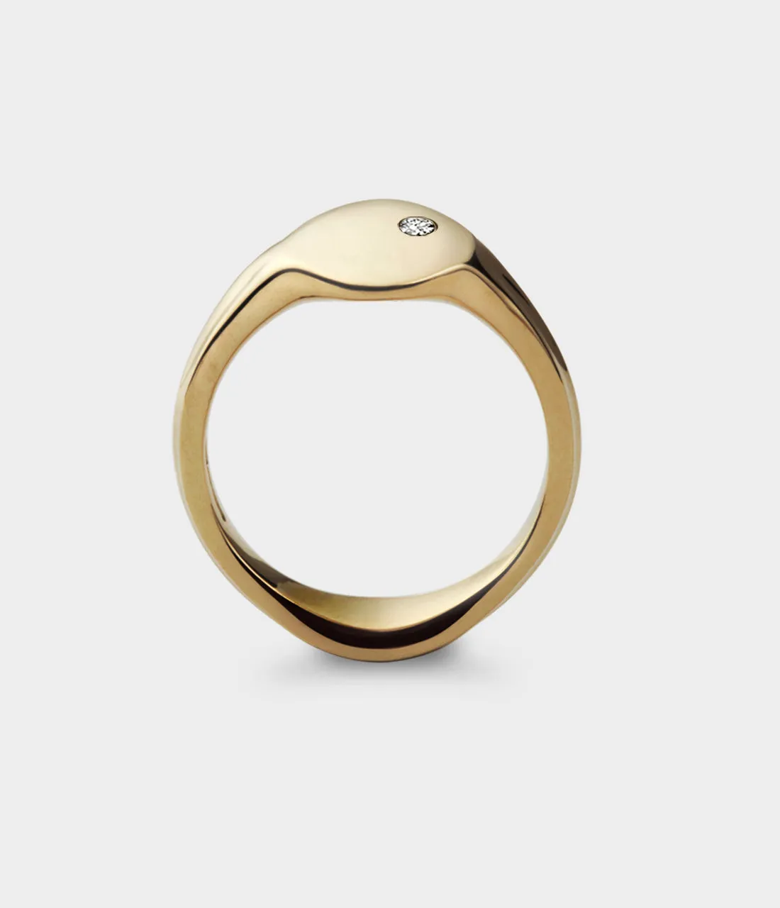 Small Oval Signet Ring