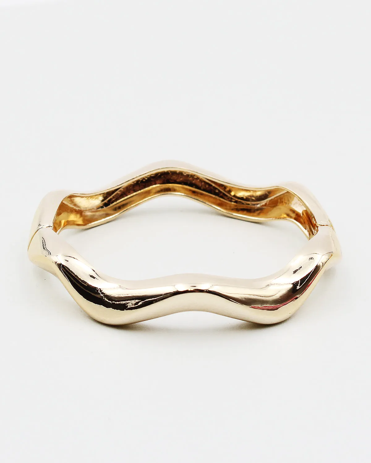 Smooth Metal Bangle Bracelet