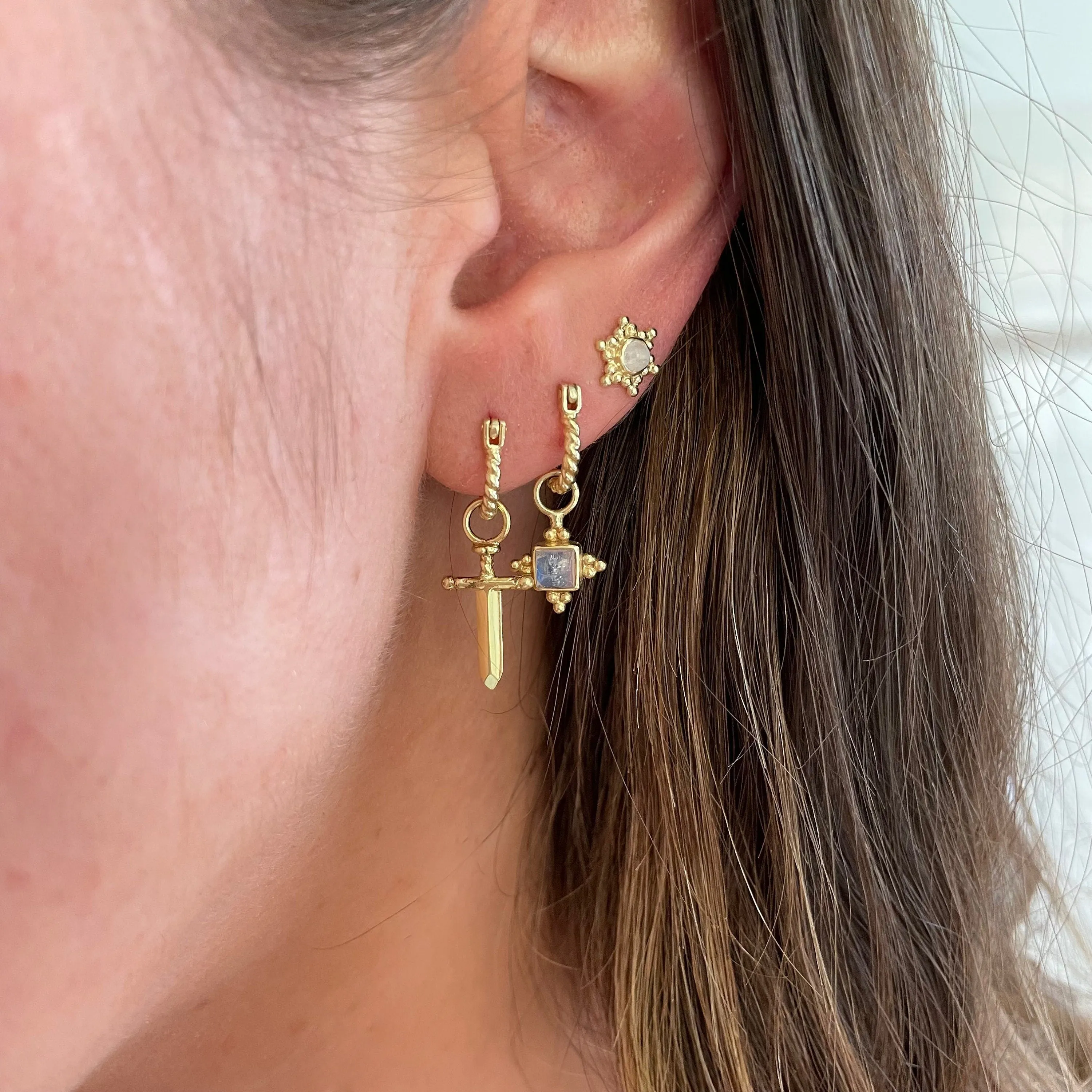 Sol Gold Earrings