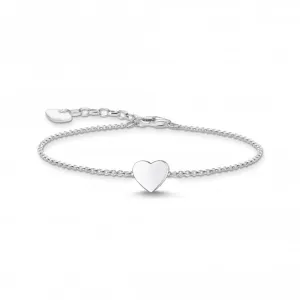 Sterling Silver Heart Bracelet A2044-001-21-L19V