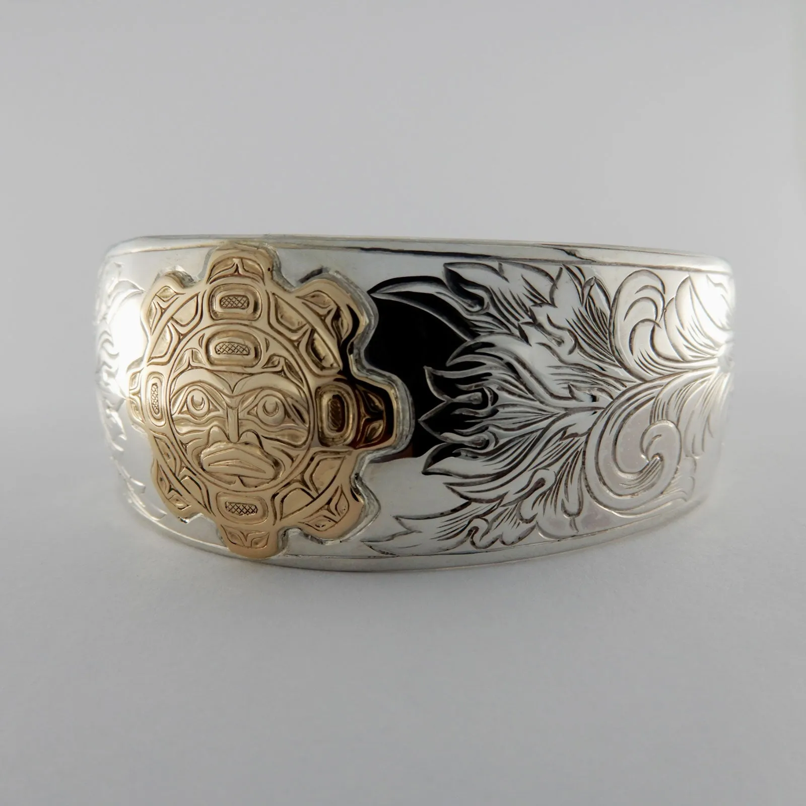 Sun Silver Gold Bracelet