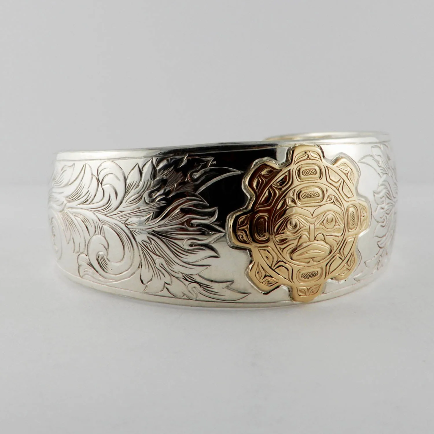 Sun Silver Gold Bracelet