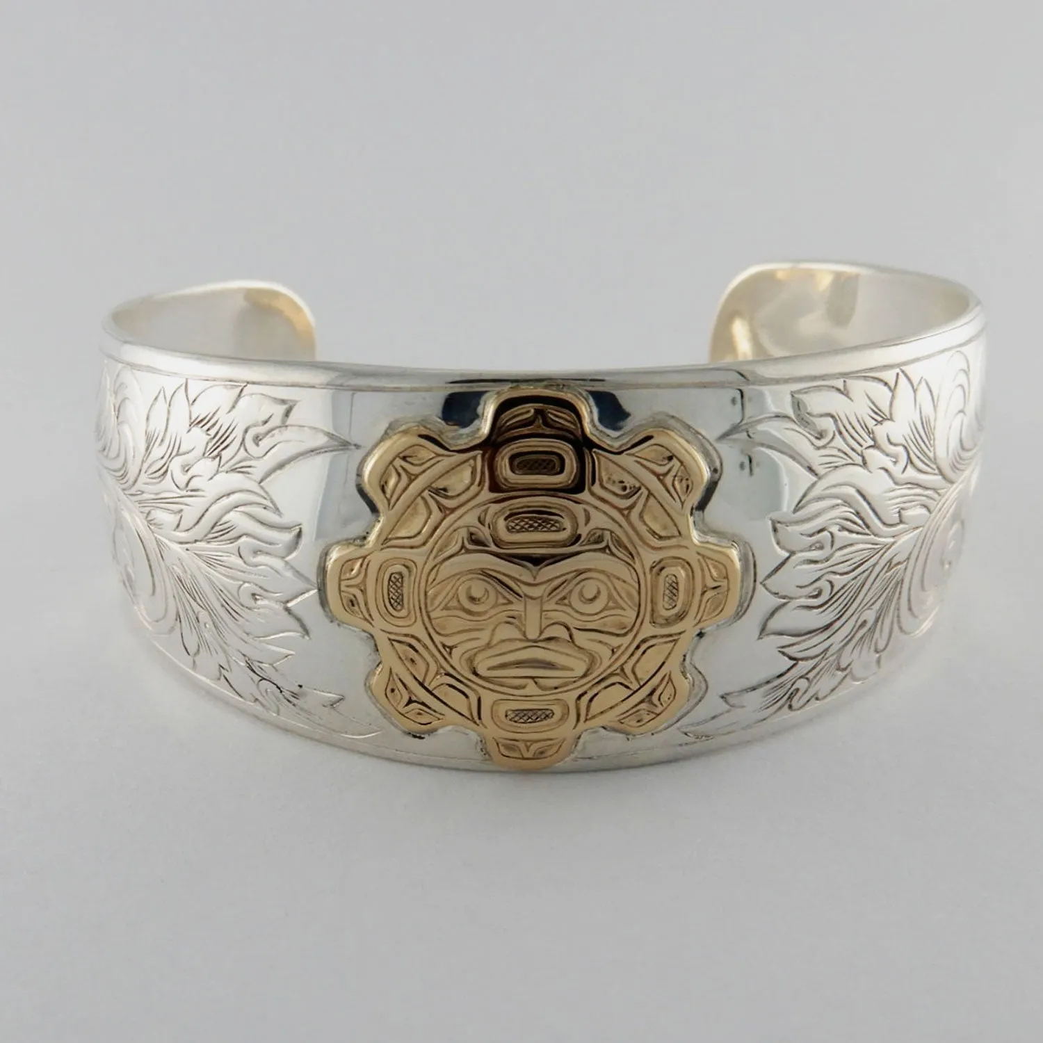 Sun Silver Gold Bracelet