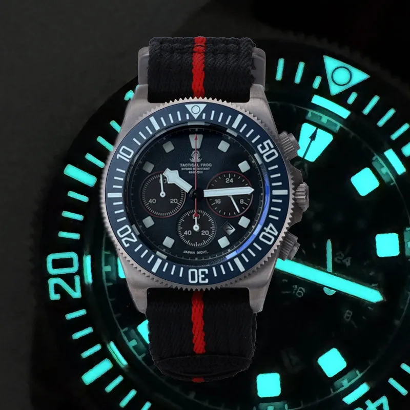 Tactical Frog Titanium FX-Diving Chronograph Watch