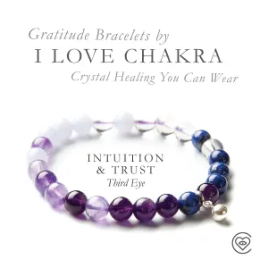 Third Eye Chakra Gratitude Bracelet - Intuition & Trust