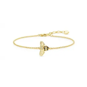 Thomas Sabo Gold Plated Bee Bracelet A1865-414-7-L19v