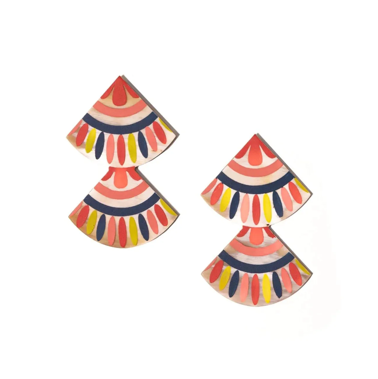 Tiles Earrings - Pioneer Double