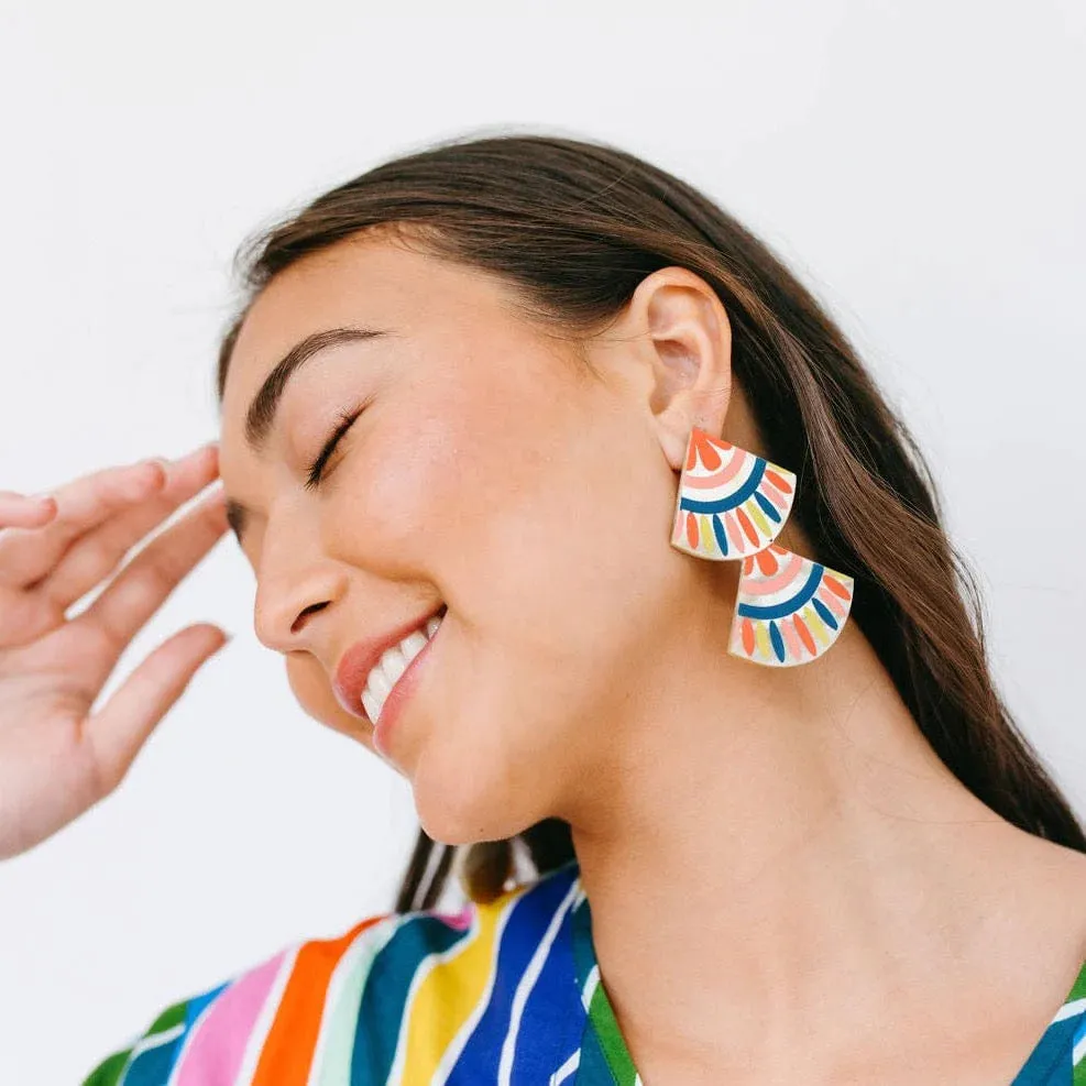 Tiles Earrings - Pioneer Double