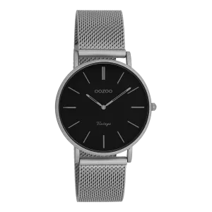 Titanium OOZOO watch with titanium metal mesh bracelet - C9930