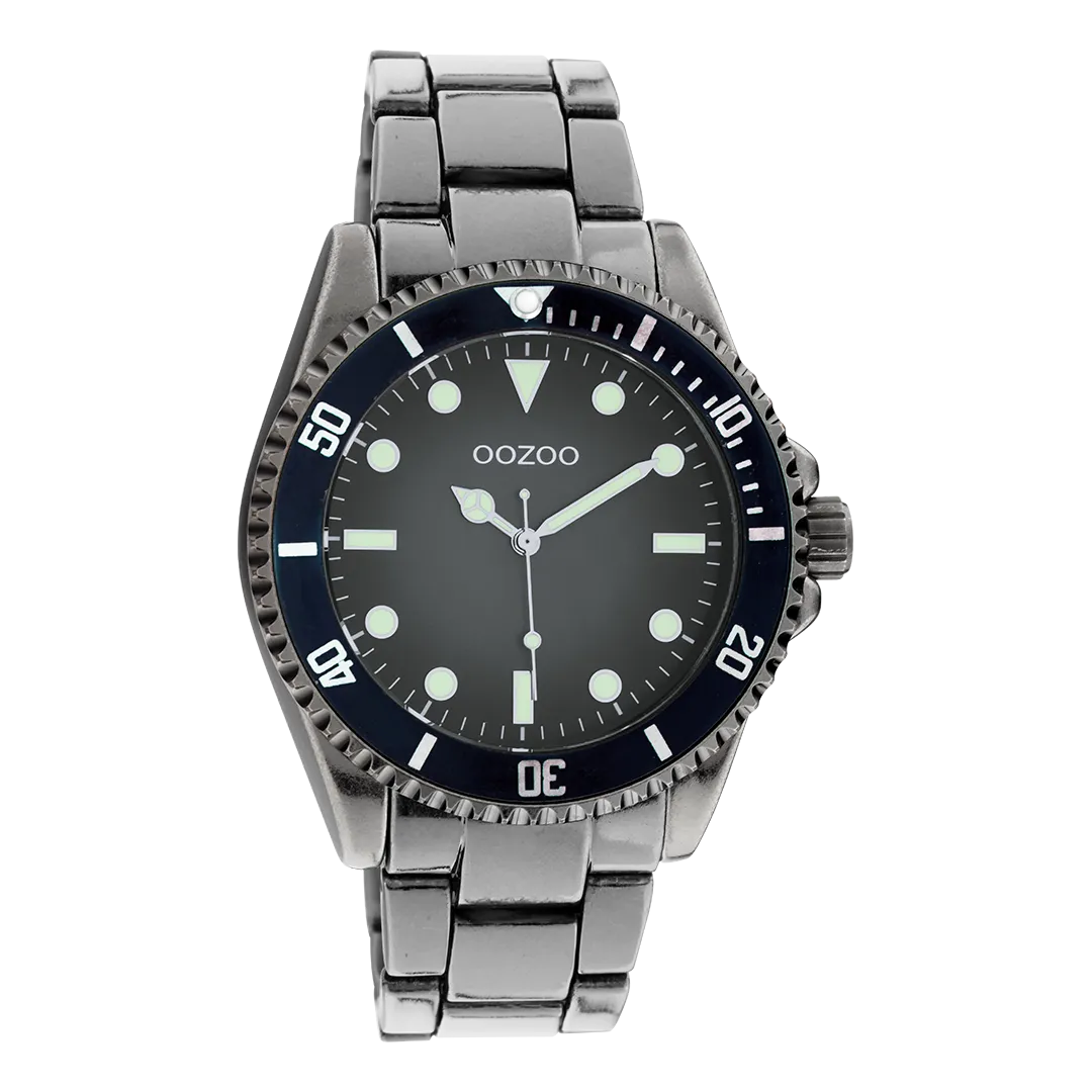 Titanium OOZOO watch with titanium stainless steel bracelet - C11013