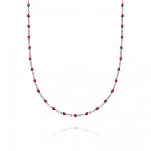 Treasures Coral Beaded Necklace BN03_SLV